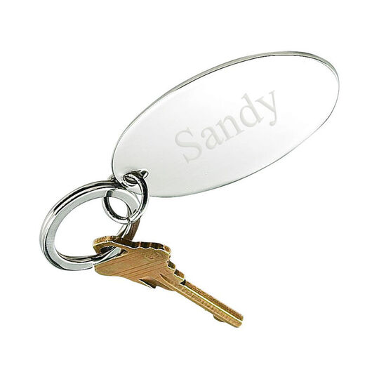 Oval Shaped Key Chain